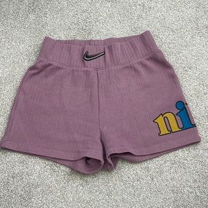 Nike cotton shorts - size XS, pink/purple light color